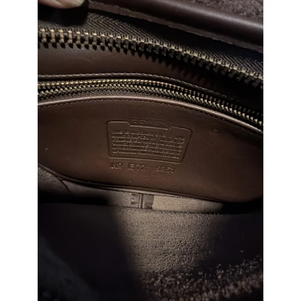 Vintage Coach Patricia's Legacy In Loden 9951 Deep Rich‎ Brown